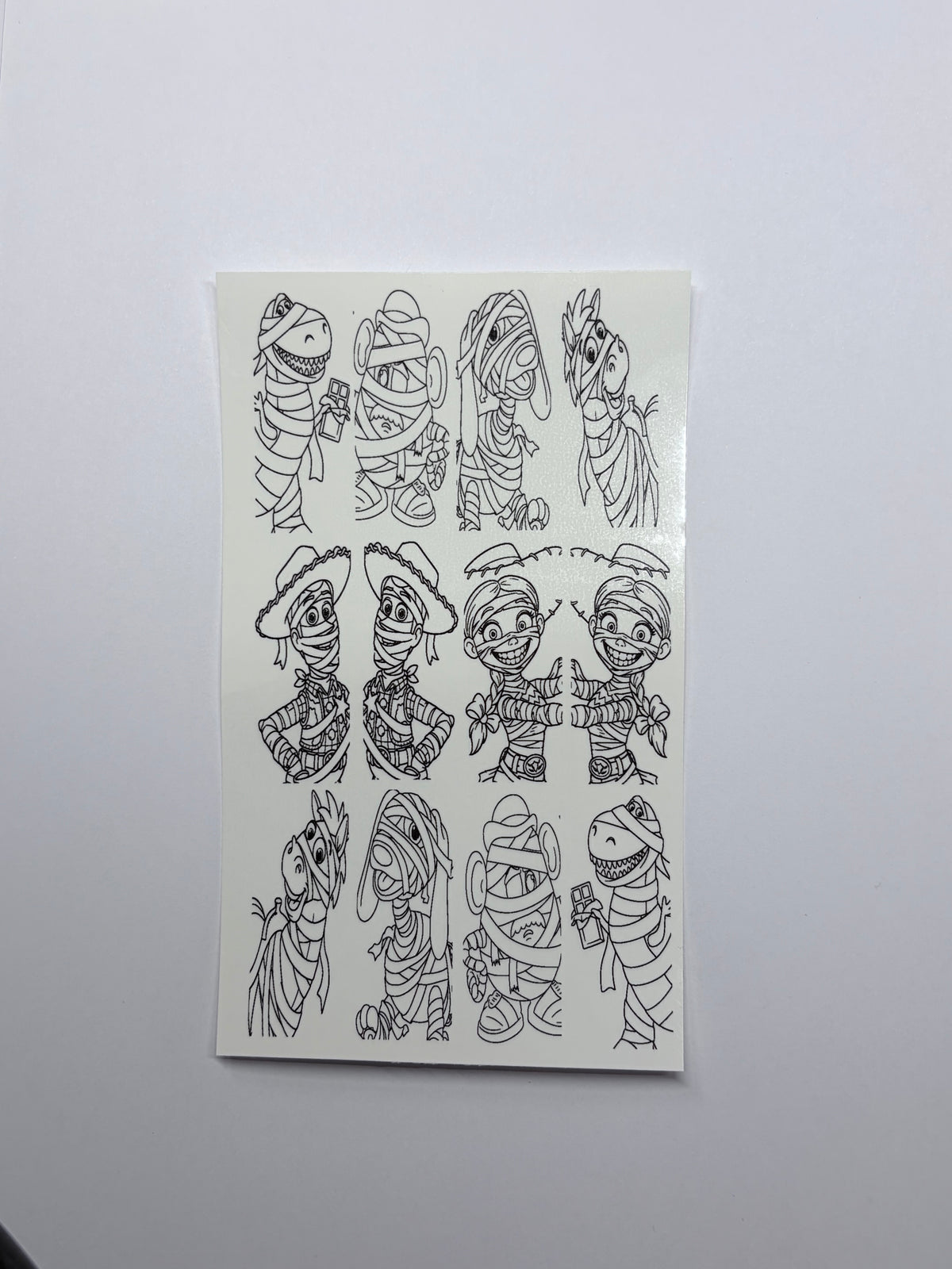 Magikels stick and slide grimoire infills mummified toys