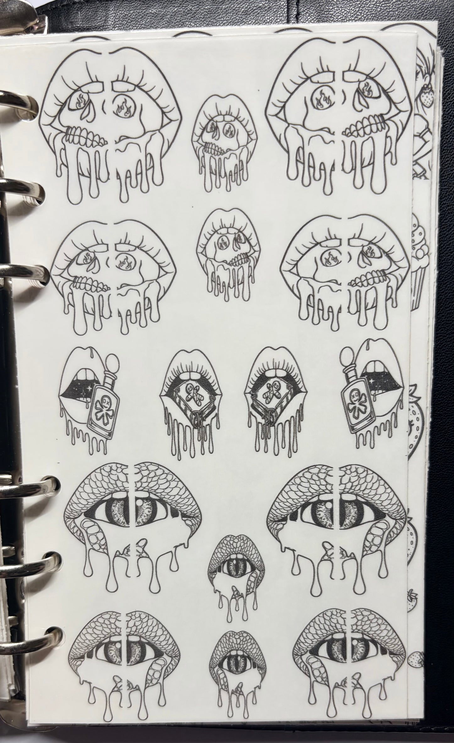 stick and slide grimoire infill - don’t get lippy! ! Waterslide Sticker Decals