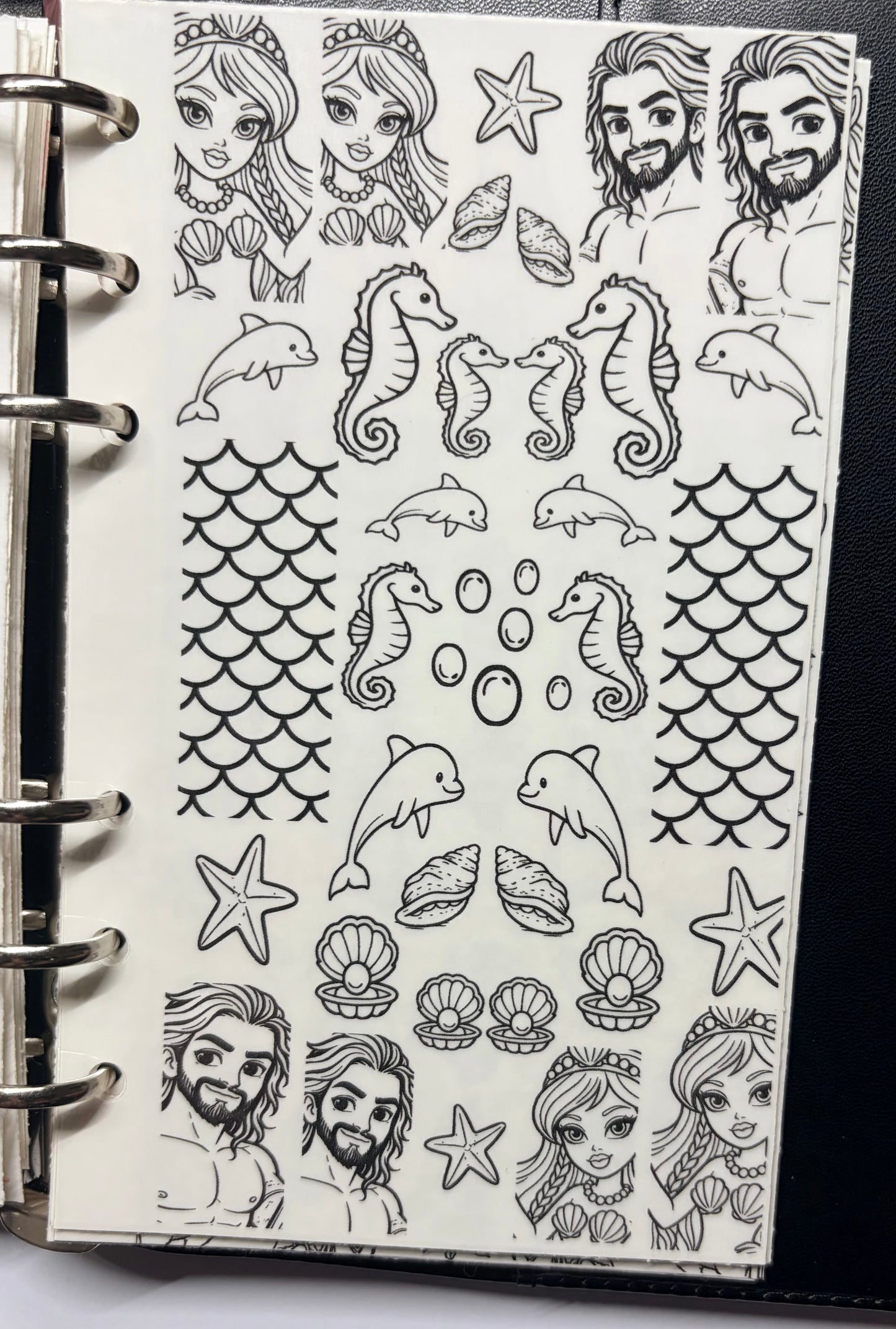 stick & slide: grimoire infill MER-MAZING waterslide sticker decals