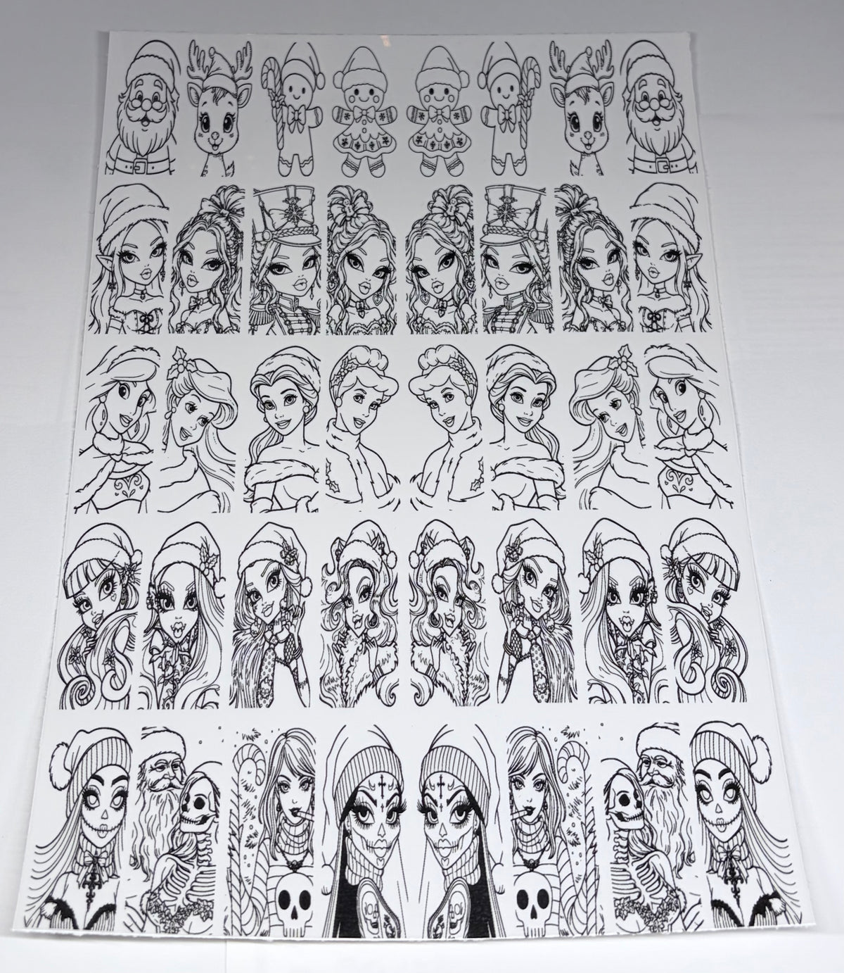 Special edition A4 Halloween and Christmas sheets