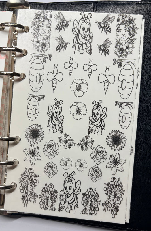 Buzzin’ Beautiful Waterslide sticker decals