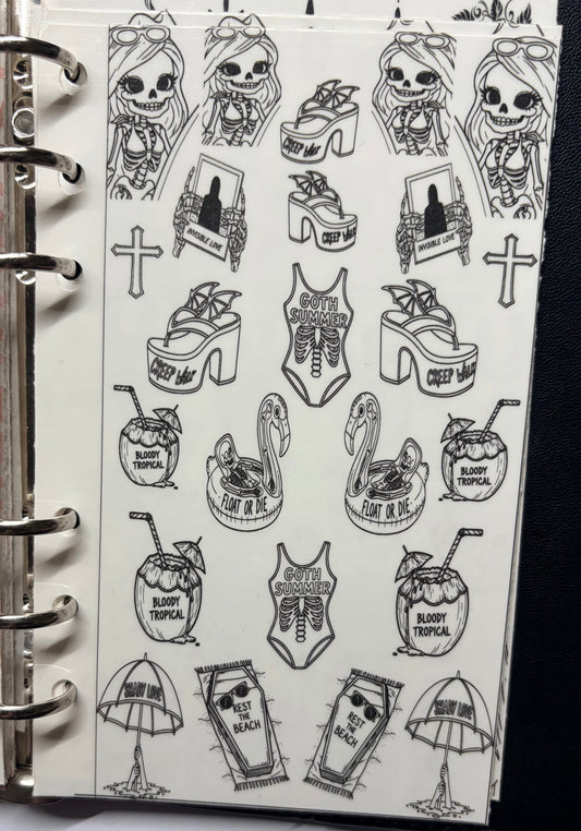 Stick and slides: grimoire infill Suns out, bones out