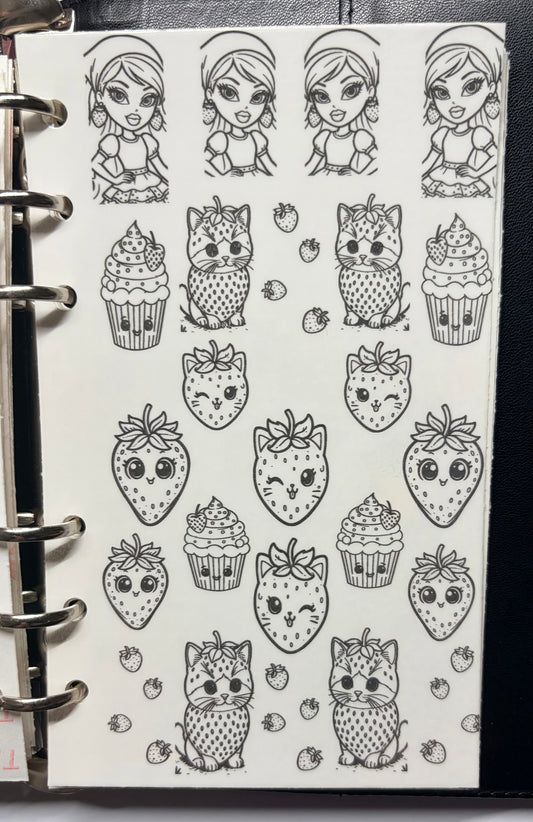 stick and slide grimoire infill waterslide sticker decalsberry obsessed