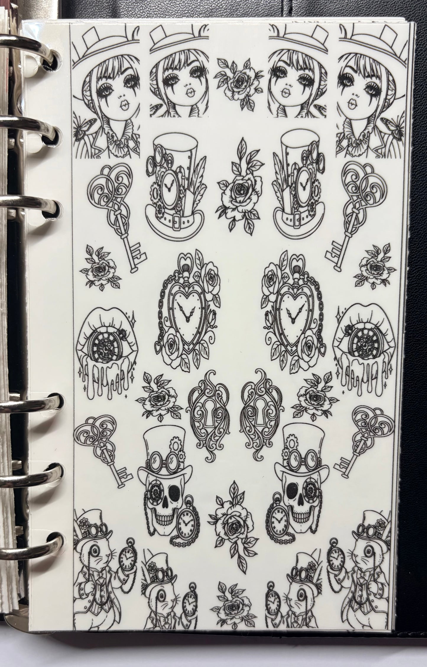 stick and slide: Tick tock trouble waterslide sticker decals