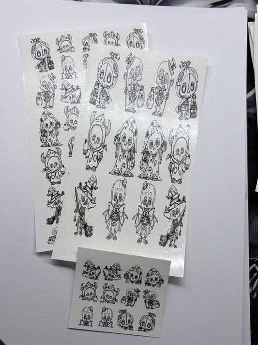 Magikels stick and slide grimoire infills little boneheads