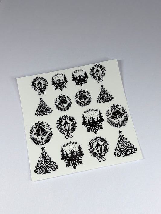 Magikels stick and slides Festive Silhouettes