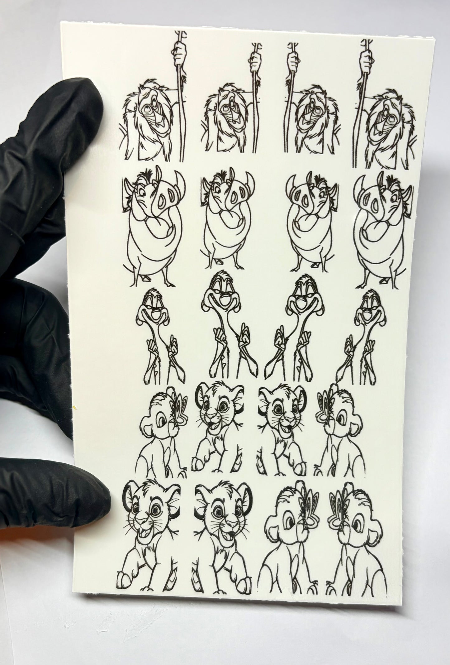 11 sheets of the newest released medium/large