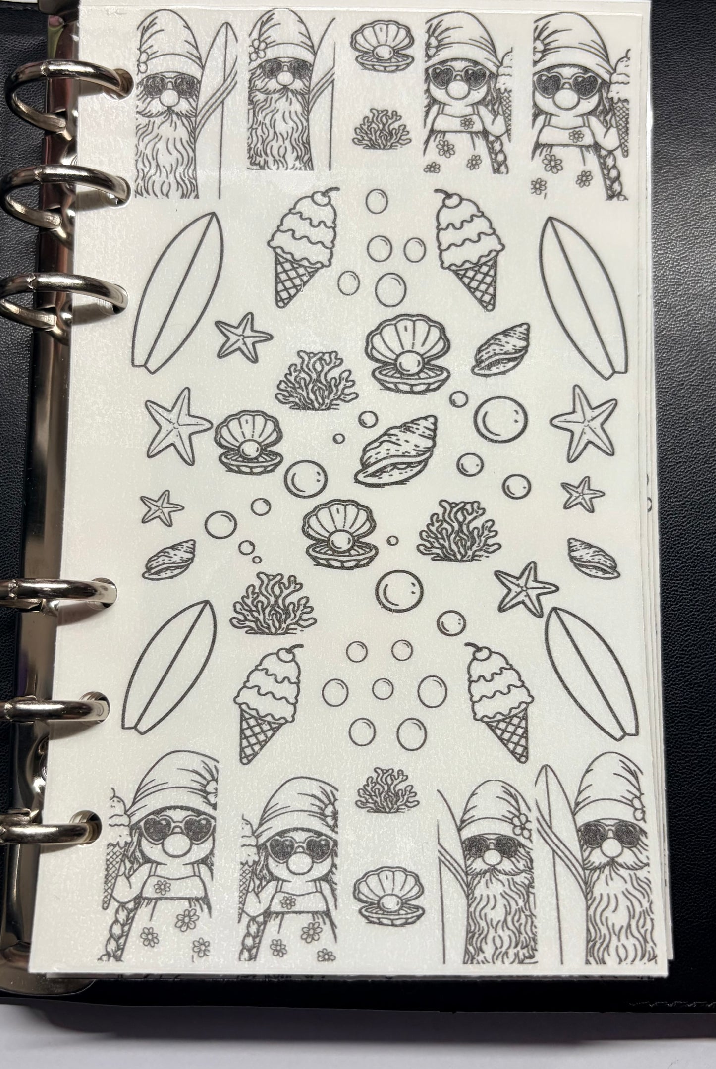 stick and slides grimoire infill: New design layout hot gonks summer waterslide sticker decals