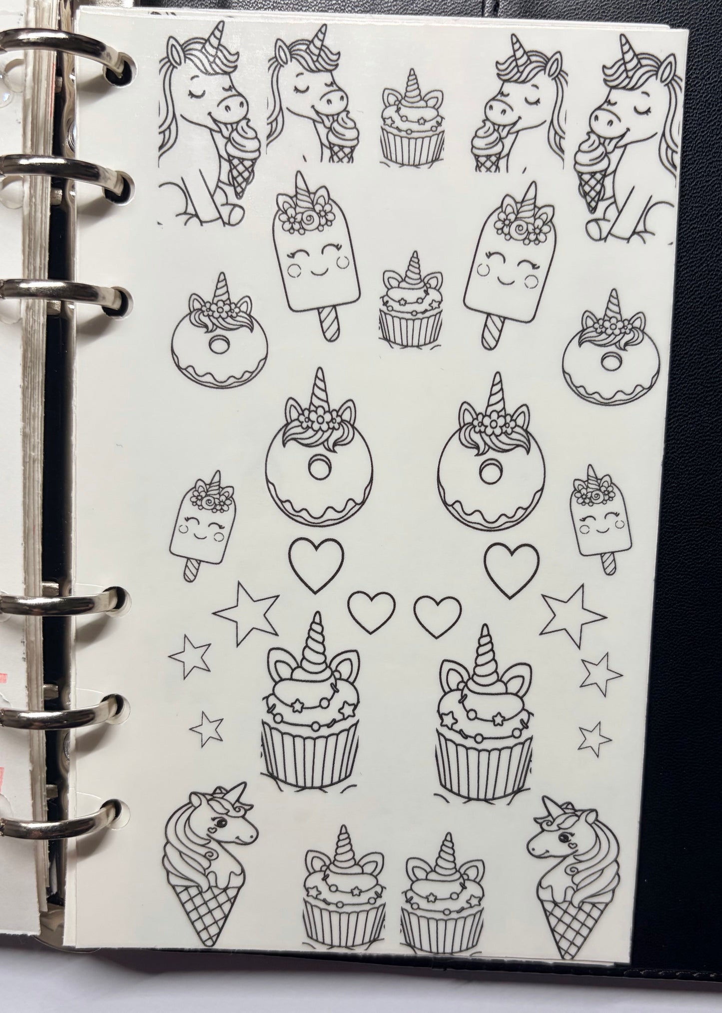 stick and slide: Sweet Like Unicorn waterslide sticker decals